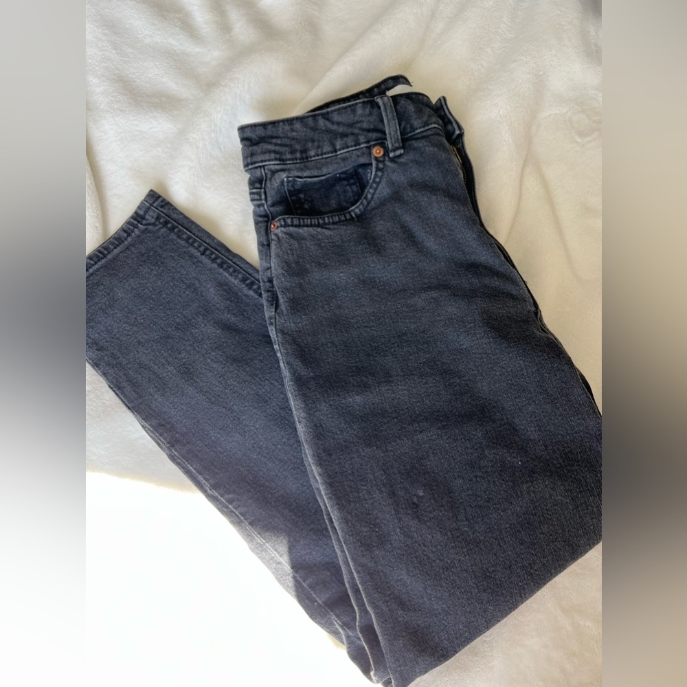H&M Highrise Black Denim Jeans